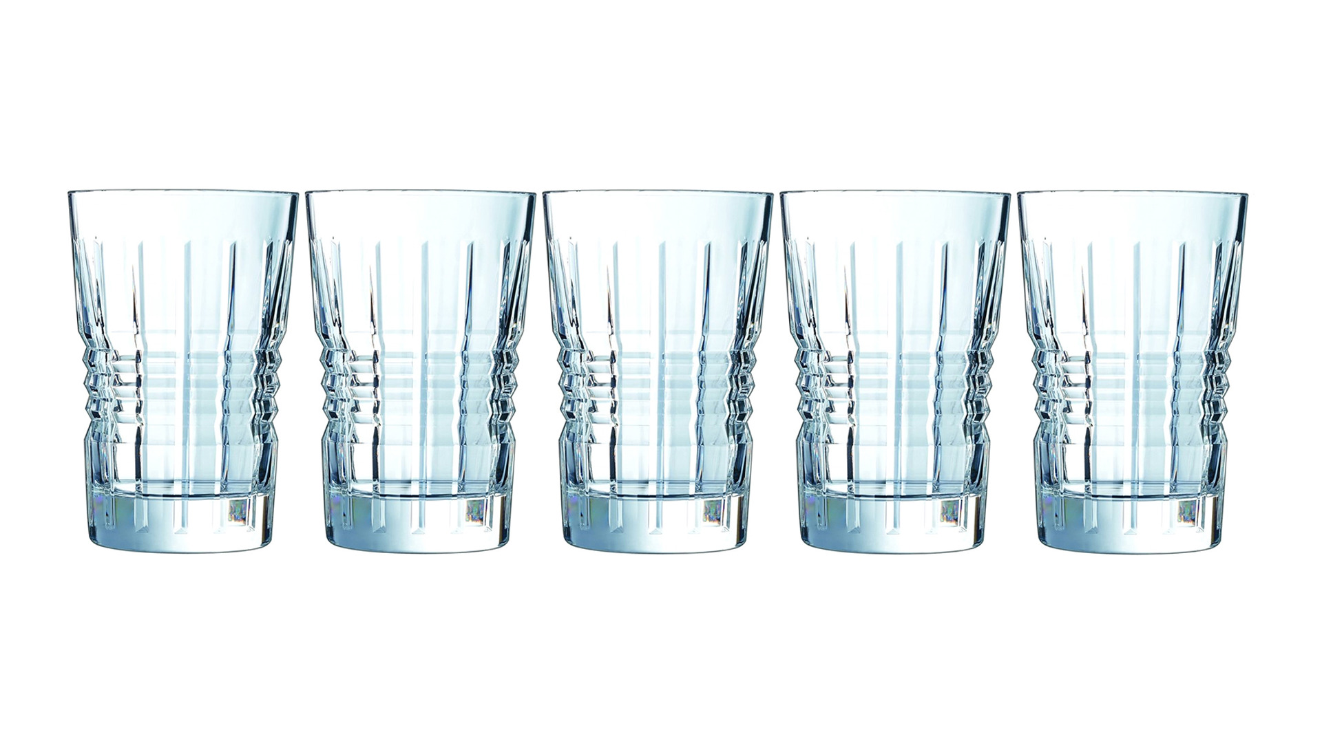 Набор стаканов высоких CRISTAL D'ARQUES RENDEZ-VOUS 360 мл, 5 шт, стекло хрустальное -sale