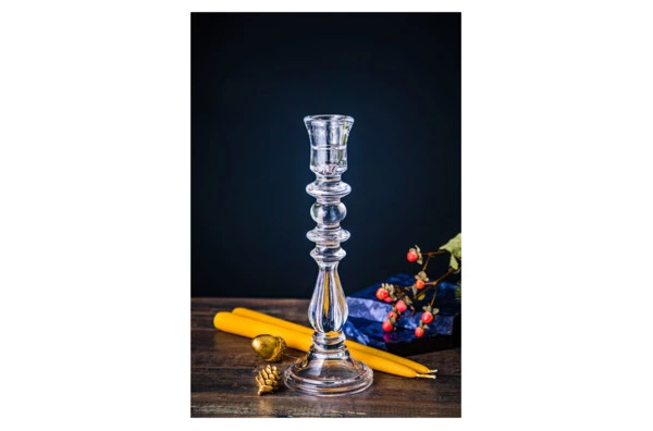 Подсвечник Decor de table Home Ле Прованс 30 см, стекло