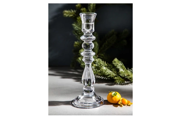 Подсвечник Decor de table Home Ле Прованс 30 см, стекло