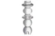 Подсвечник Decor de table Home Ле Прованс 23 см, стекло