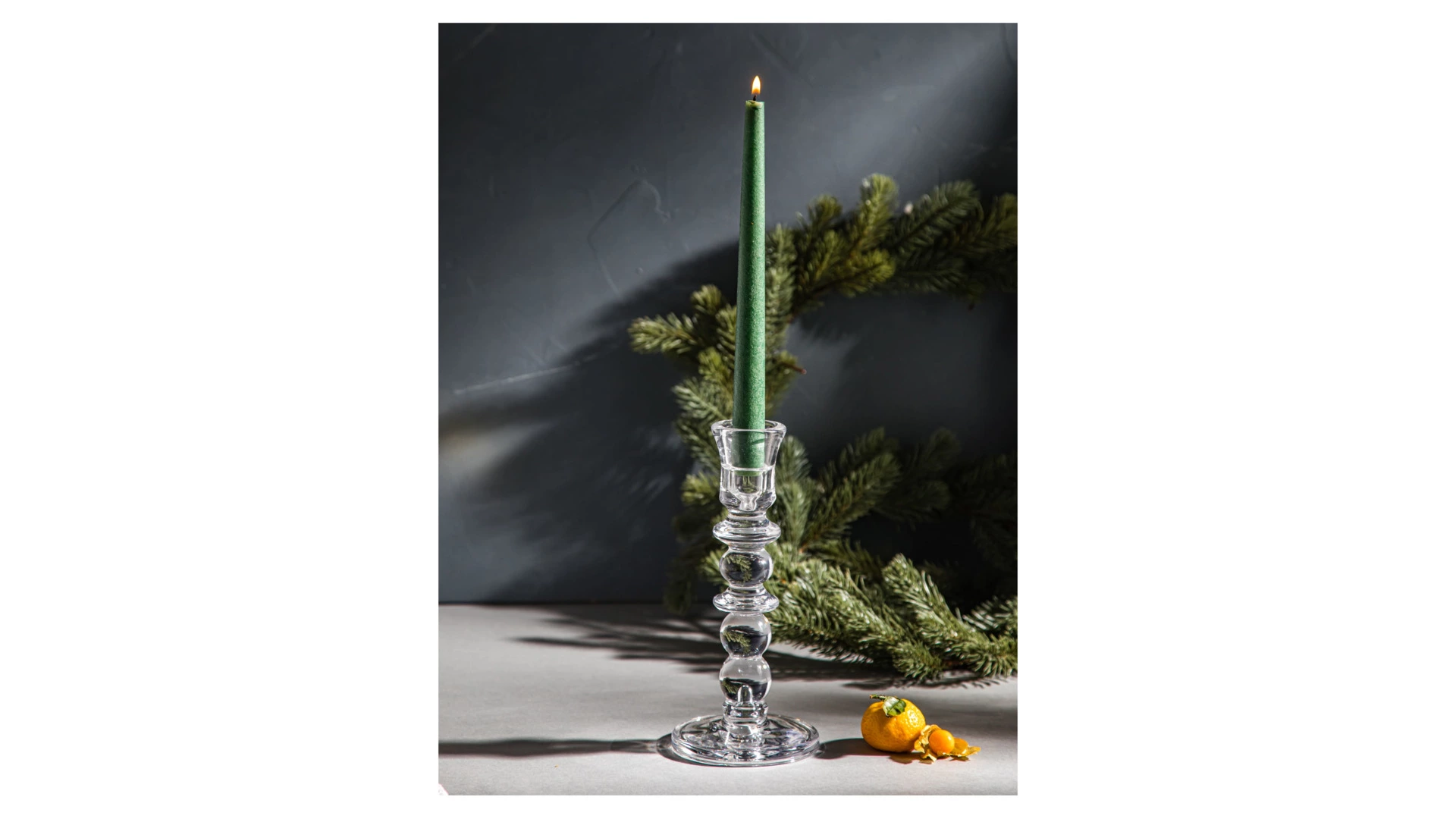 Подсвечник Decor de table Home Ле Прованс 23 см, стекло
