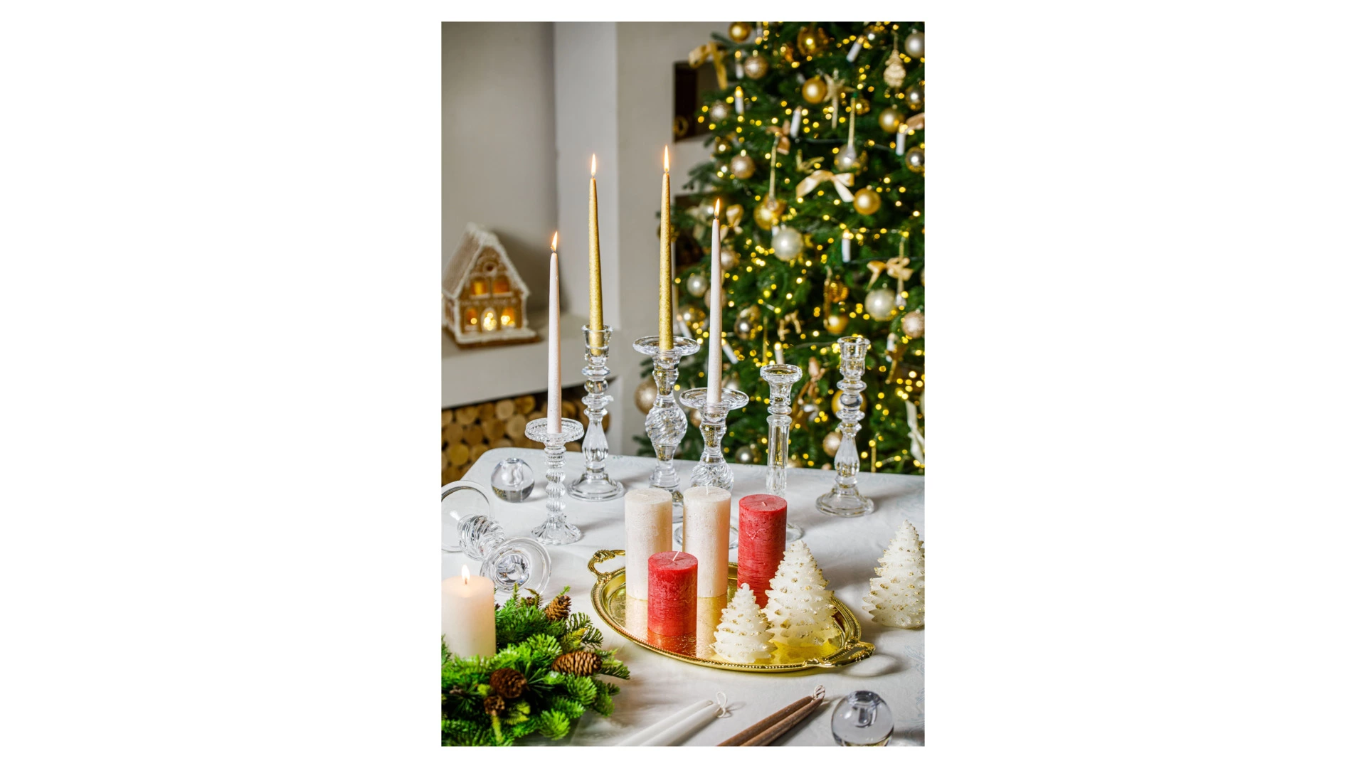Подсвечник Decor de table Home Ле Прованс 19 см, стекло