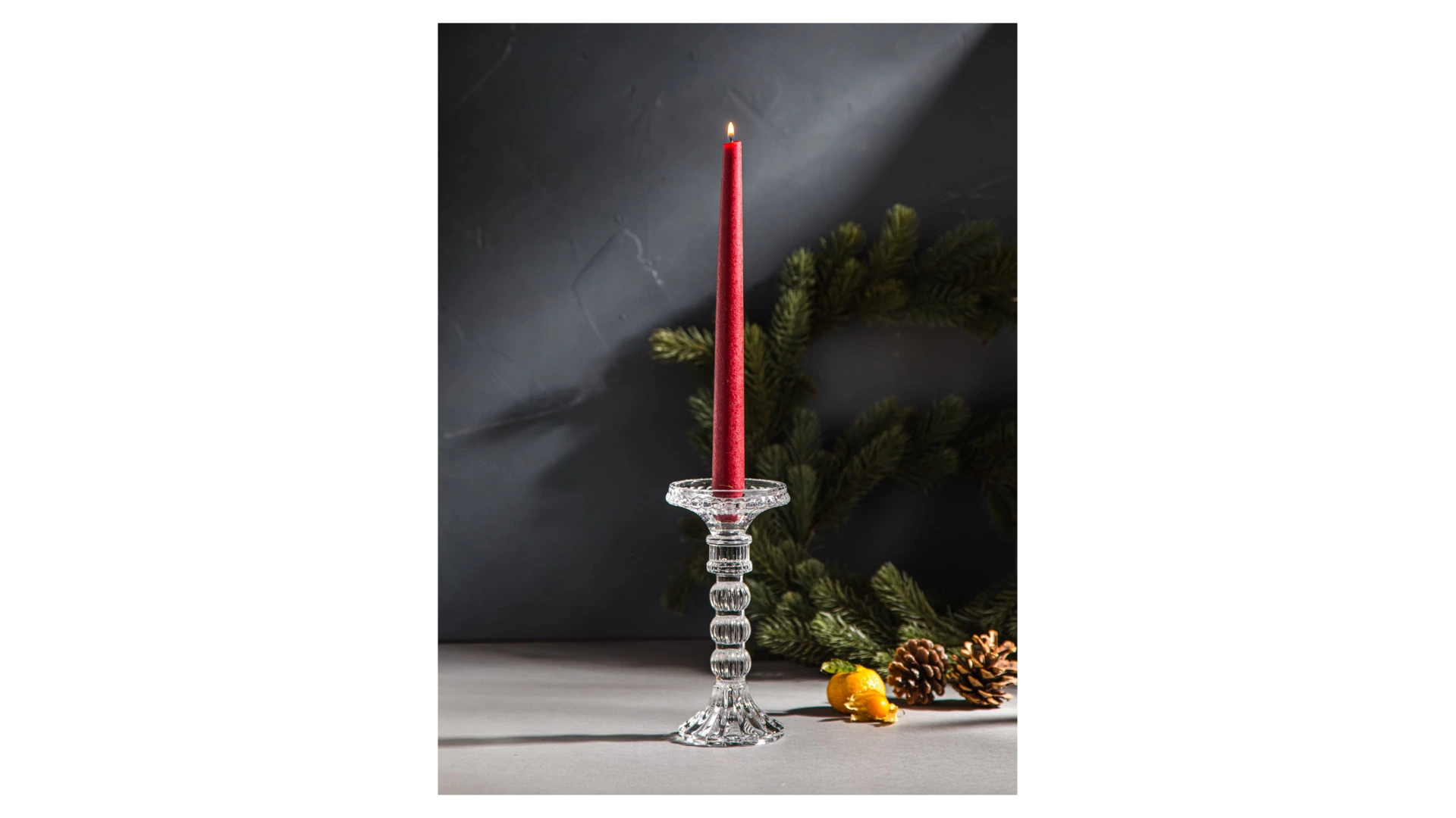 Подсвечник Decor de table Home Ле Прованс 19 см, стекло