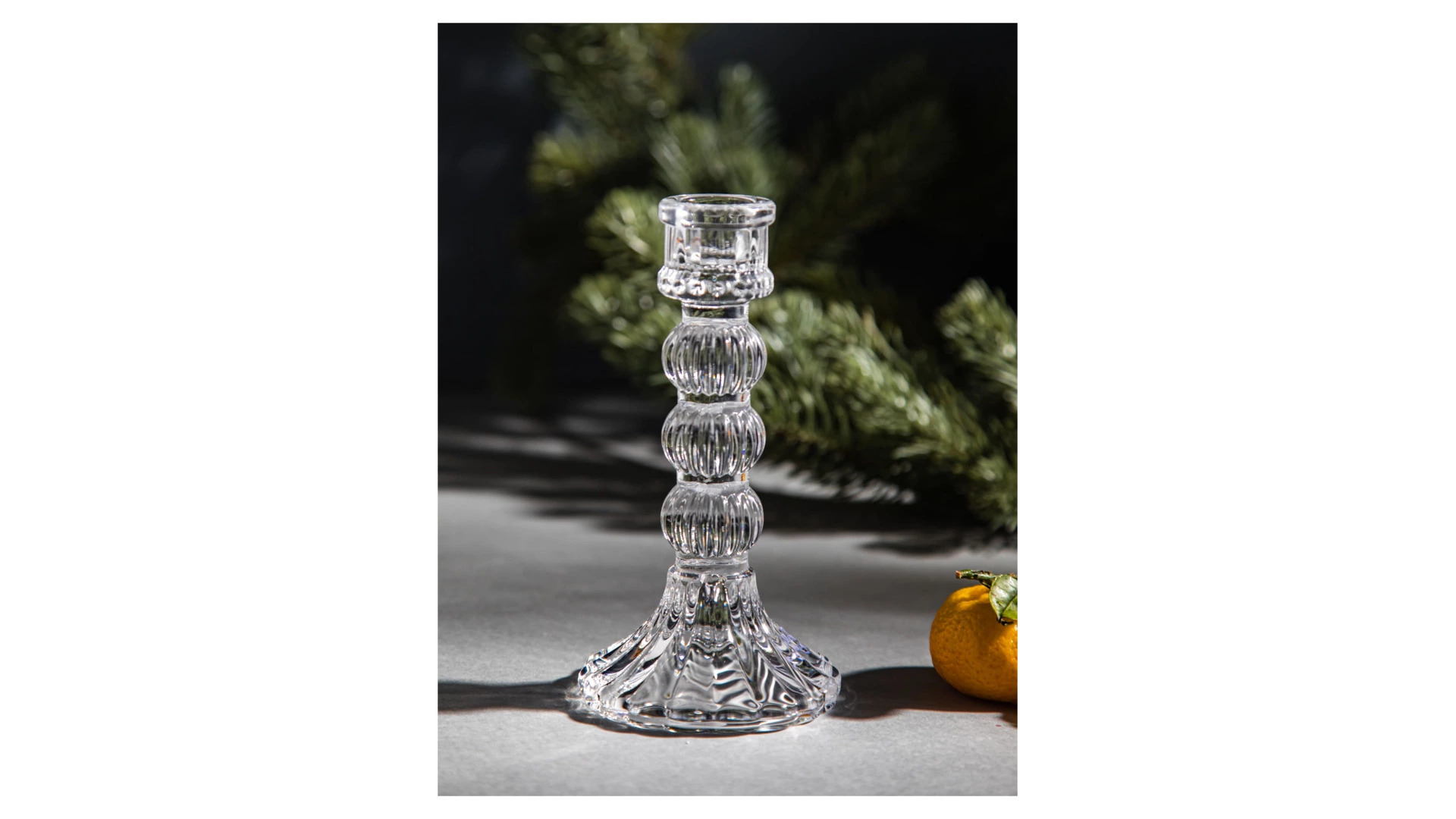 Подсвечник Decor de table Ле Прованс 15 см, стекло
