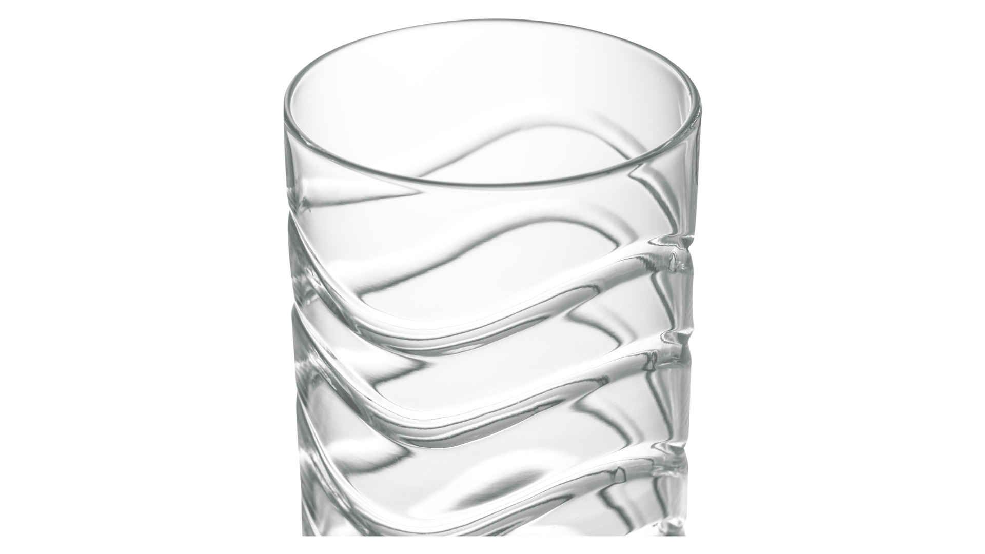 Набор стаканов для воды Decor de table Азур 350 мл, 2 шт, хрусталь, п/к