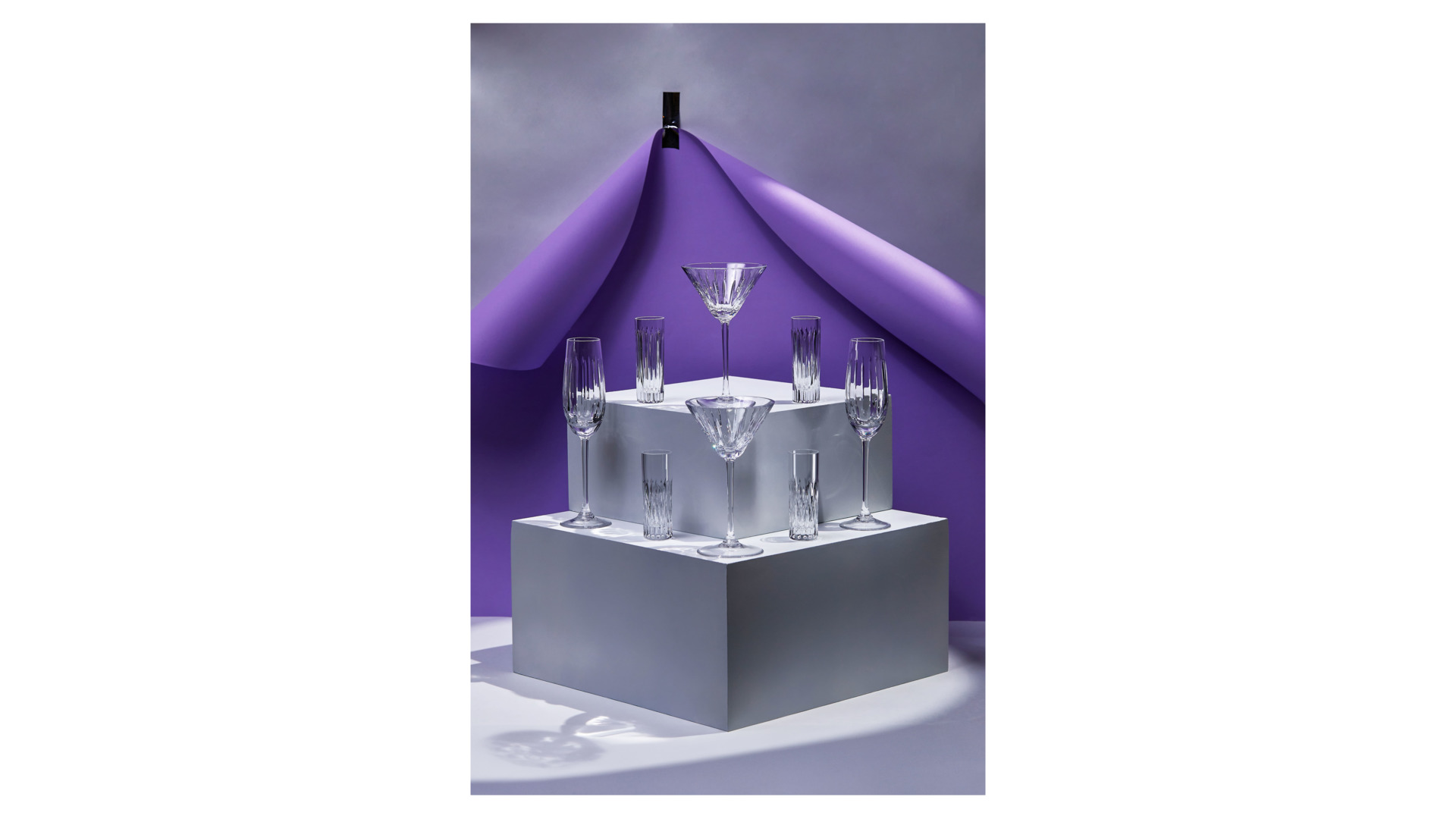 Набор стаканов для воды Decor de table Дефанс 350 мл, 2 шт, хрусталь, п/к