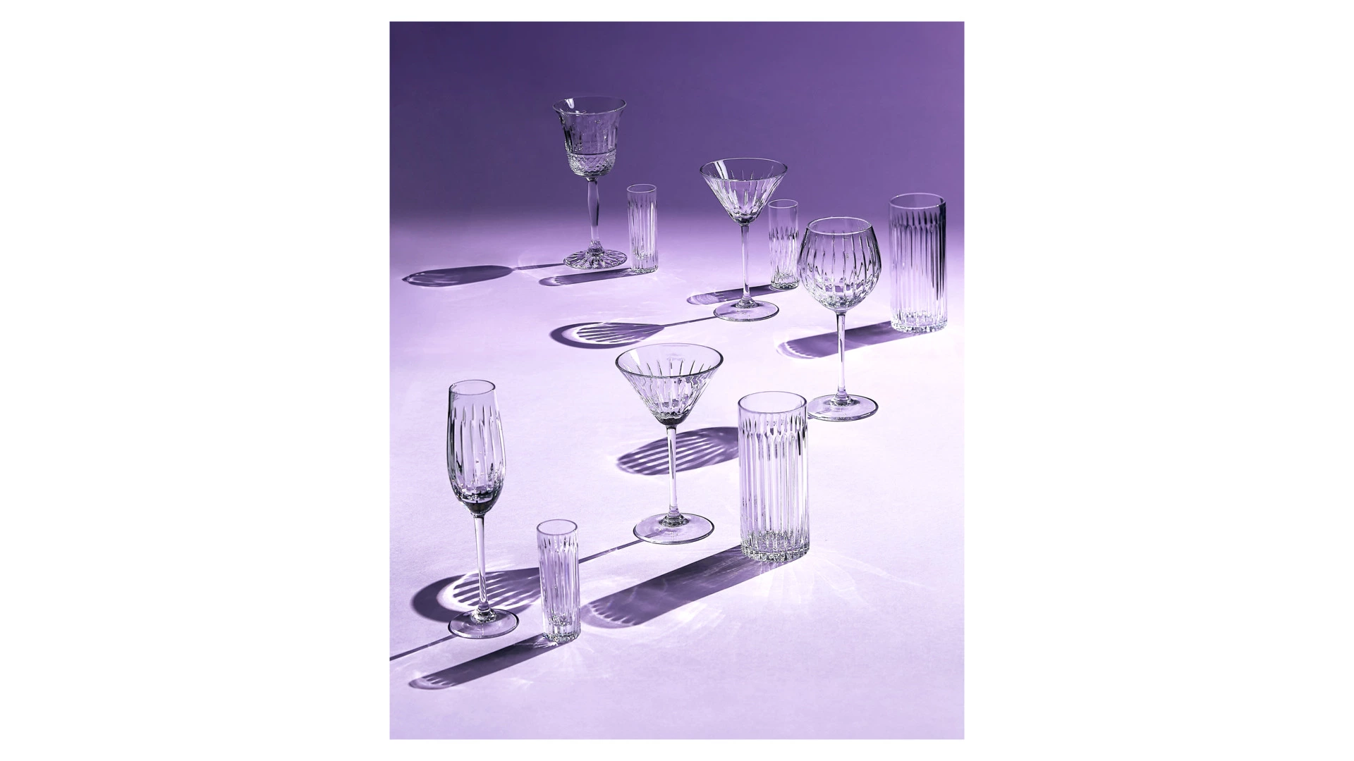 Набор бокалов для вина Decor de table Флоранс 350 мл, 2 шт, хрусталь
