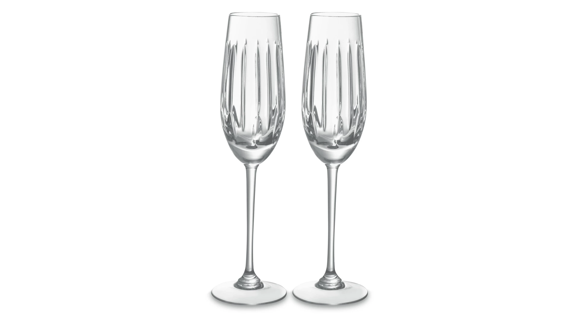 Набор фужеров для шампанского Decor de table Флоранс 160 мл, 2 шт, хрусталь