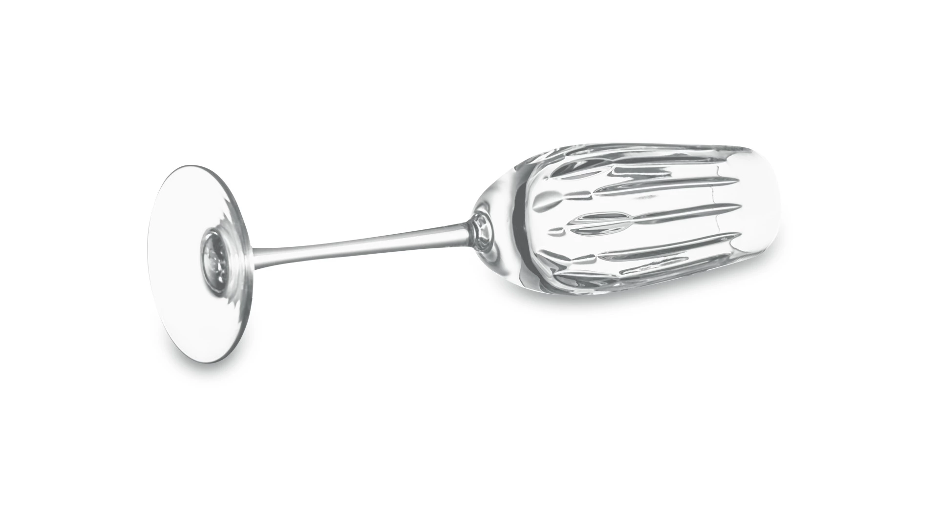 Набор фужеров для шампанского Decor de table Флоранс 160 мл, 2 шт, хрусталь