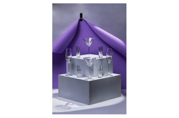 Набор фужеров для шампанского Decor de table Флоранс 160 мл, 2 шт, хрусталь