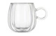 Набор кружек с двойными стенками Decor de table Home Baril 250 мл, 2 шт, стекло