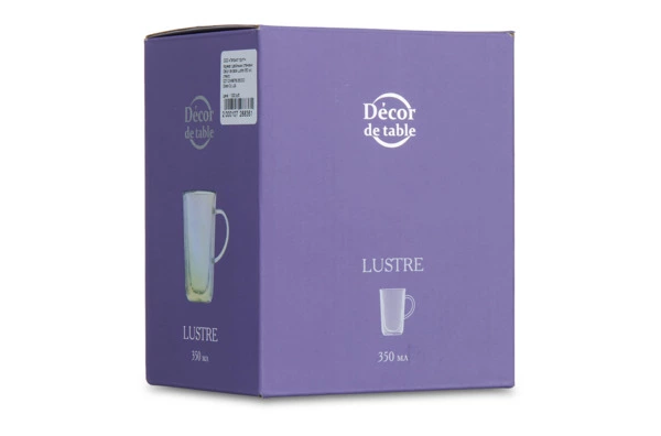 Кружка с двойными стенками Decor de table Home Lustre 350 мл, стекло