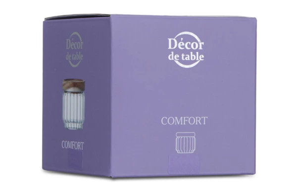 Банка для хранения Decor de table Home Comfort 300 мл, стекло