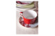 Чашка чайная с блюдцем Valerie Concept Экзо 270 мл, фарфор твердый, красная, п/к