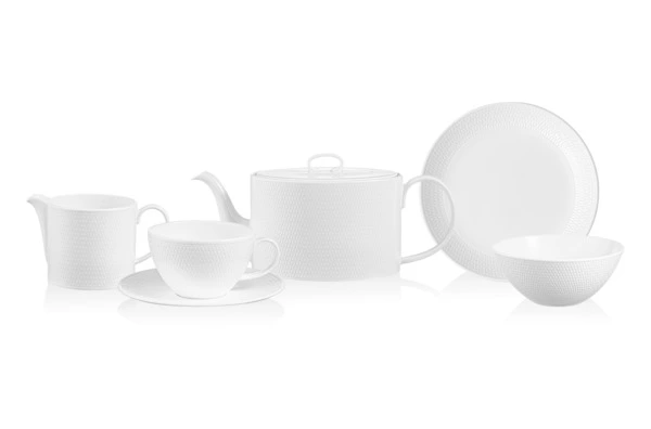 Сервиз чайный Wedgwood Джио на 6 персон 21 предмет, фарфор костяной