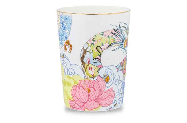 Кружка Decor de table Дракон 540 мл, фарфор костяной, разноцветная