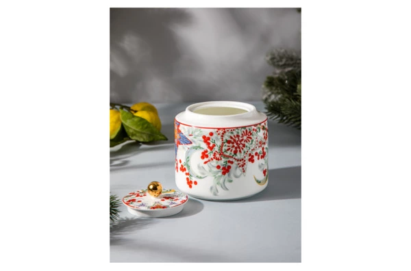 Банка с крышкой Mix&Match Home Счастливая Звезда 10 см, фарфор