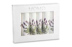 Набор салфеток сервировочных Momo for home Куст лаванды 42х42 см, 6 шт, лен, п/к