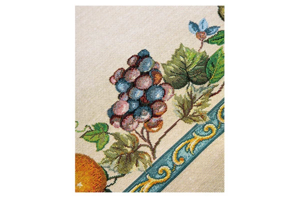 Скатерть прямоугольная Mix&Match Home Лимонад 140х180 см, гобелен, бежевая