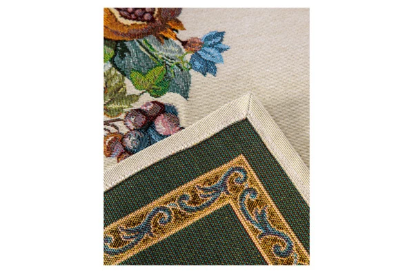 Скатерть прямоугольная Mix&Match Home Лимонад 160х300 см, гобелен, бежевая