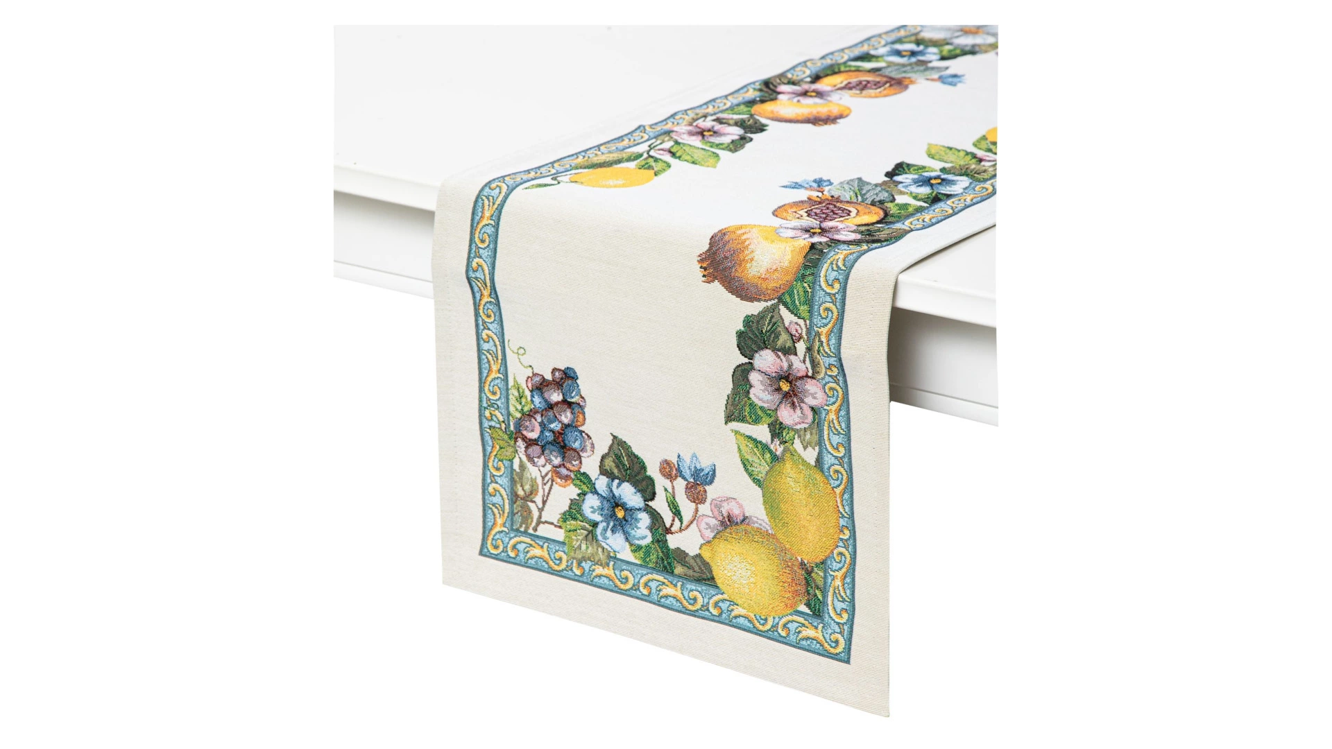 Дорожка для стола Mix&Match Home Лимонад 40х100 см, гобелен, бежевая