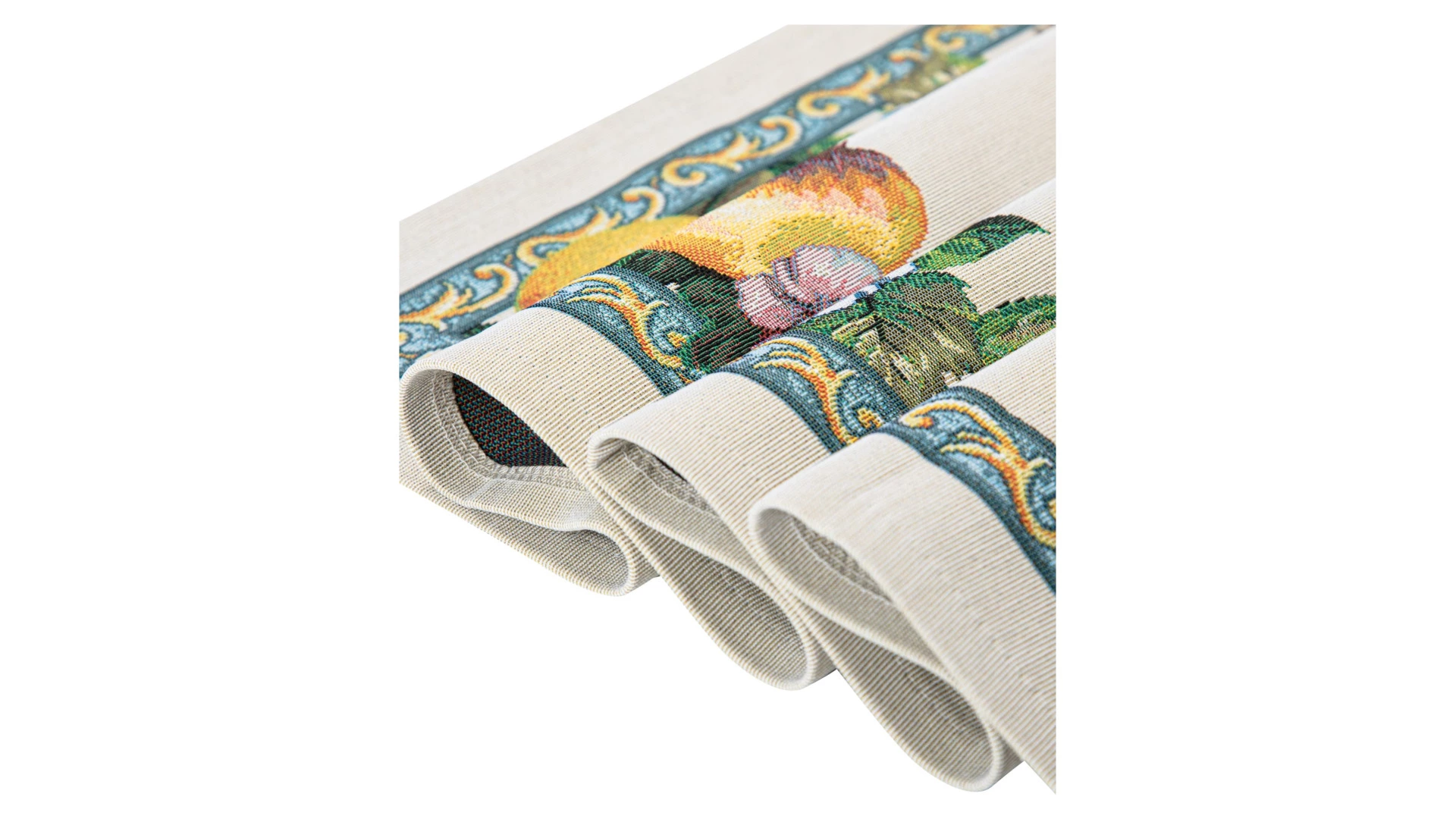 Дорожка для стола Mix&Match Home Лимонад 40х100 см, гобелен, бежевая