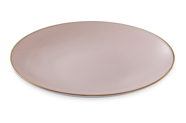 Тарелка пирожковая Legle Под солнцем 16 см, фарфор, бледно-розовая