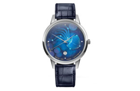 Часы наручные кварцевые Palekh Watch сталь нержавеющая 4 см, сталь нержавеющая, синие, п/к