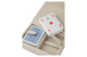 Набор игральных карт в коробке Pinetti 16,5х12,5 см, 2 шт, натуральная кожа, дерево, кремовый, п/к