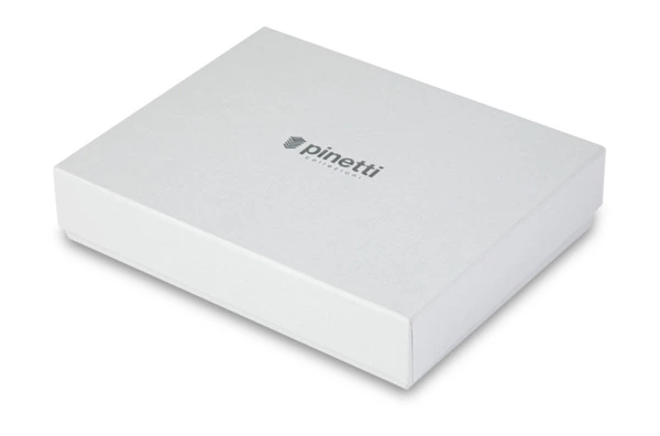 Набор игральных карт в коробке Pinetti 16,5х12,5 см, 2 шт, натуральная кожа, дерево, кремовый, п/к
