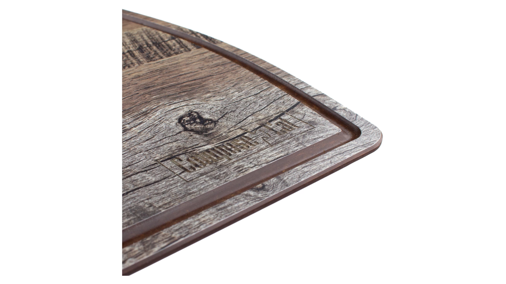 Доска сервировочная ComposeEat Fashion 37х21 см, композит, дуб мореный