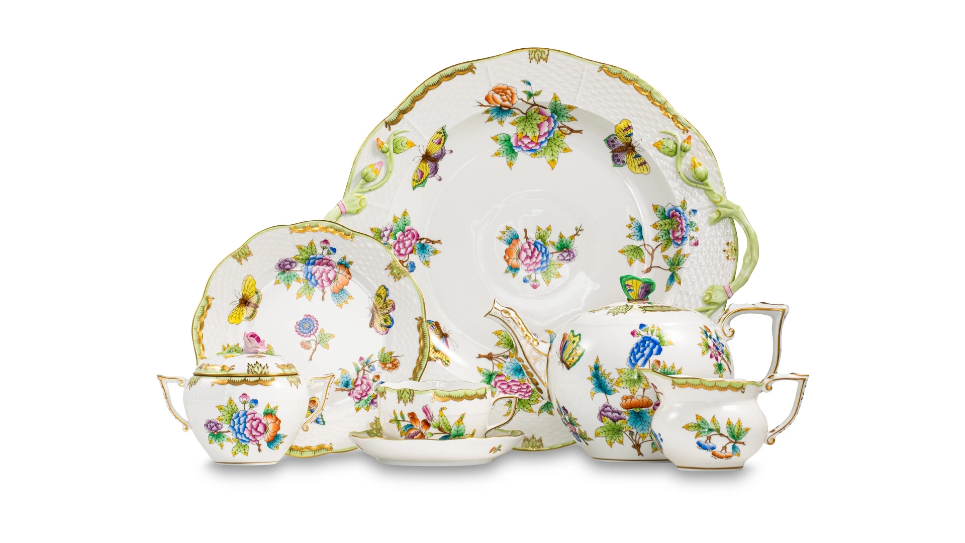 Сервиз чайный Herend Виктория на 6 персон 22 предмета, фарфор