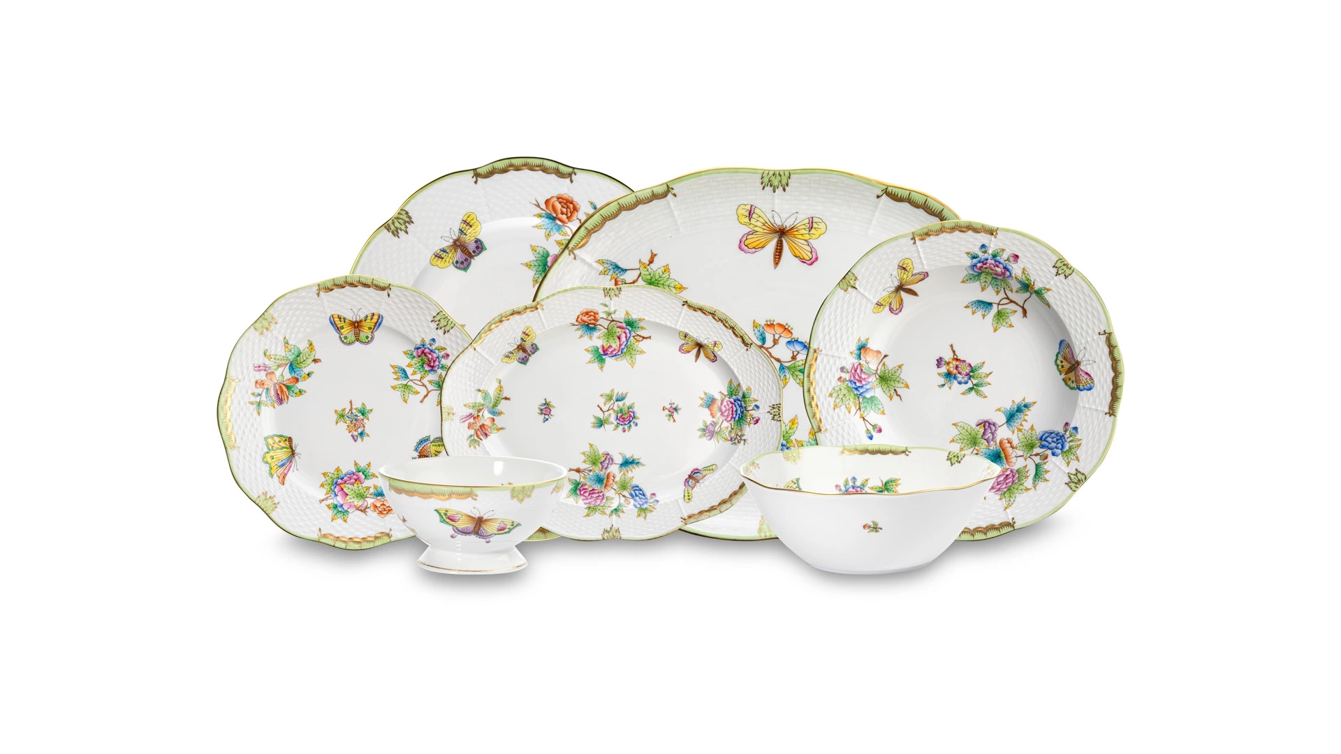 Сервиз столовый Herend Виктория на 6 персон 27 предметов, фарфор