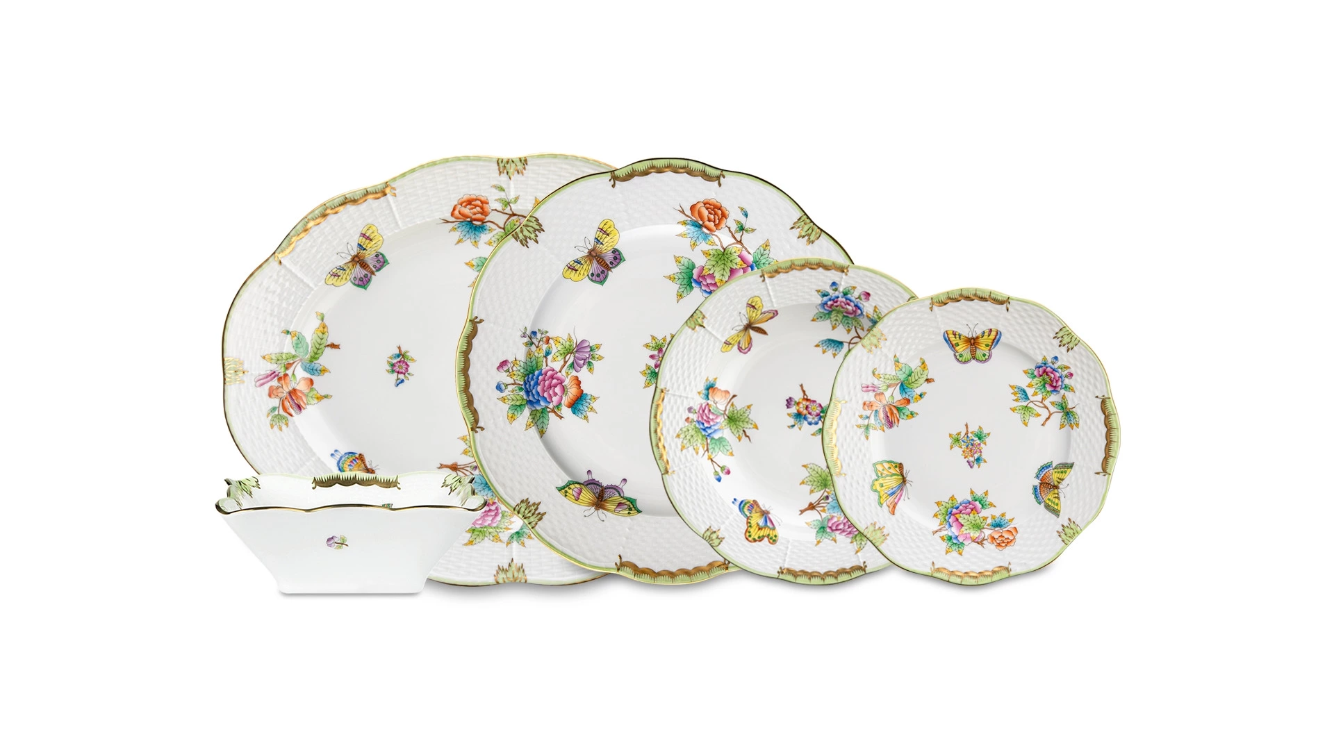 Сервиз столовый Herend Виктория на 6 персон 20 предметов, фарфор