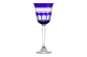 Бокал для вина Cristal de Paris Мирей 220 мл, синий