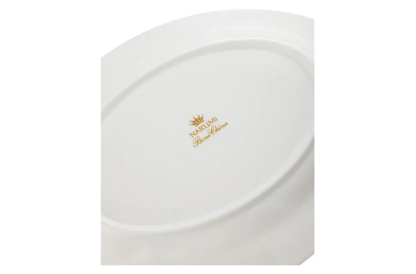 Блюдо овальное Narumi Шагрин 32 см, фарфор костяной