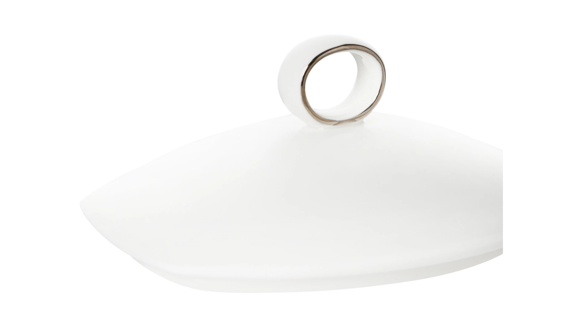 Сахарница с крышкой Narumi Шагрин 300 мл, фарфор костяной