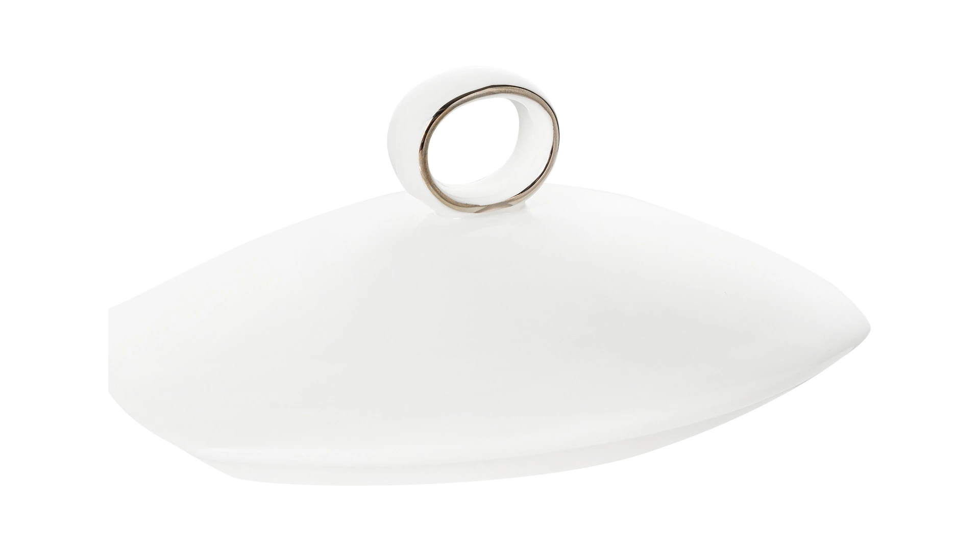 Сахарница с крышкой Narumi Шагрин 300 мл, фарфор костяной