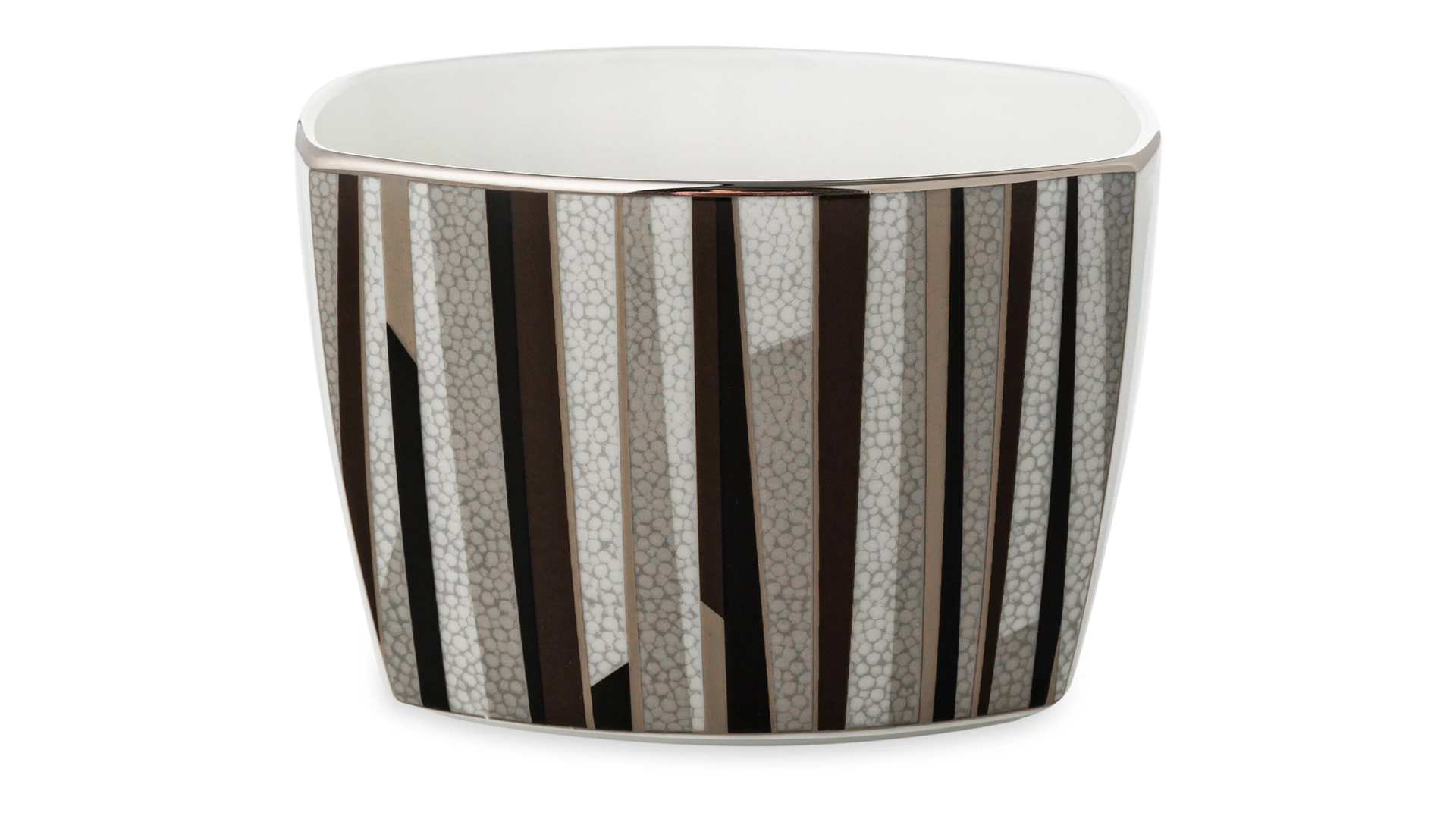 Сахарница с крышкой Narumi Шагрин 300 мл, фарфор костяной