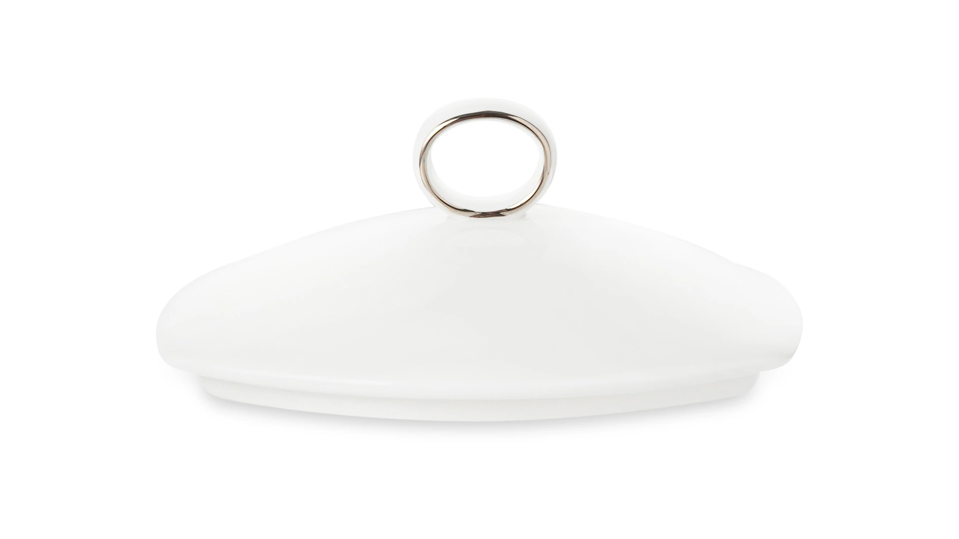 Сахарница с крышкой Narumi Шагрин 300 мл, фарфор костяной