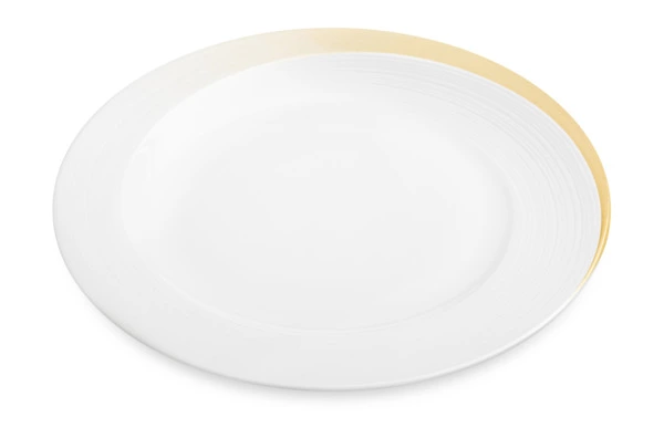 Тарелка закусочная Narumi Золотой жемчуг 23 см, фарфор костяной