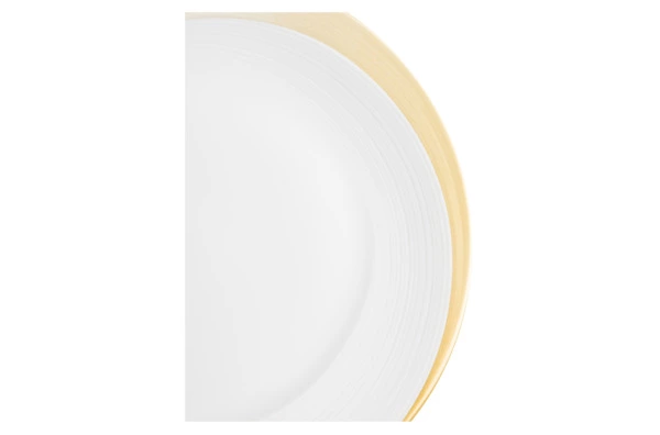 Тарелка закусочная Narumi Золотой жемчуг 23 см, фарфор костяной