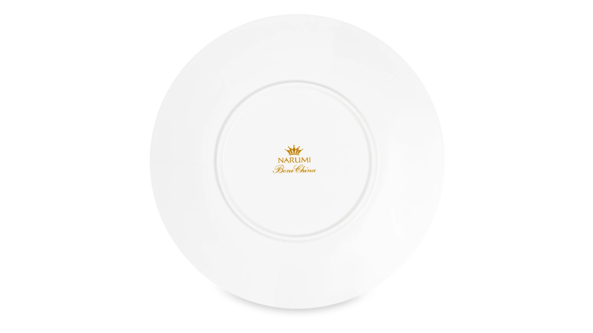 Тарелка закусочная Narumi Золотой жемчуг 23 см, фарфор костяной