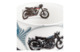 Кружка Roy Kirkham Ретро машины Мотоцикл Ланкастер 320 мл, фарфор костяной