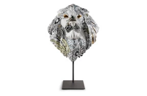 Фигурка Lladro Маска льва на подставке 38х30х60 см, фарфор