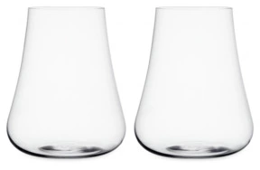 Набор стаканов для воды Nude Glass Невидимая ножка Вулкан 550 мл, 2 шт, стекло хрустальное