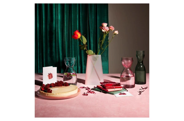 Набор из кувшина и стакана Nude Glass Мистер и Миссис 2 предмета 850 мл, 250 мл, стекло хрустальное