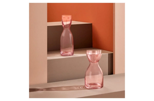 Набор из кувшина и стакана Nude Glass Мистер и Миссис 2 предмета 850 мл, 250 мл, стекло хрустальное