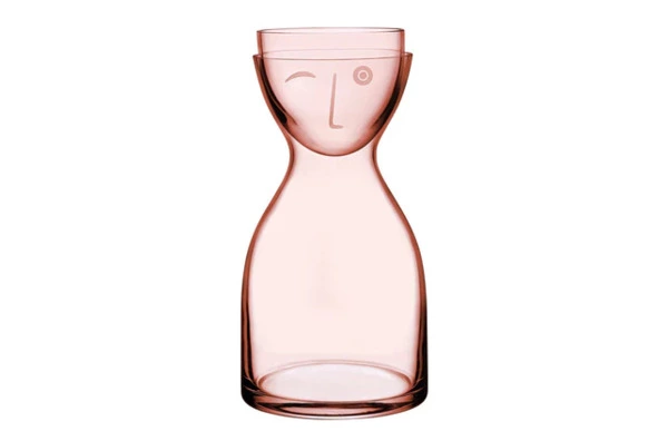 Набор из кувшина и стакана Nude Glass Мистер и Миссис 2 предмета 850 мл, 250 мл, стекло хрустальное