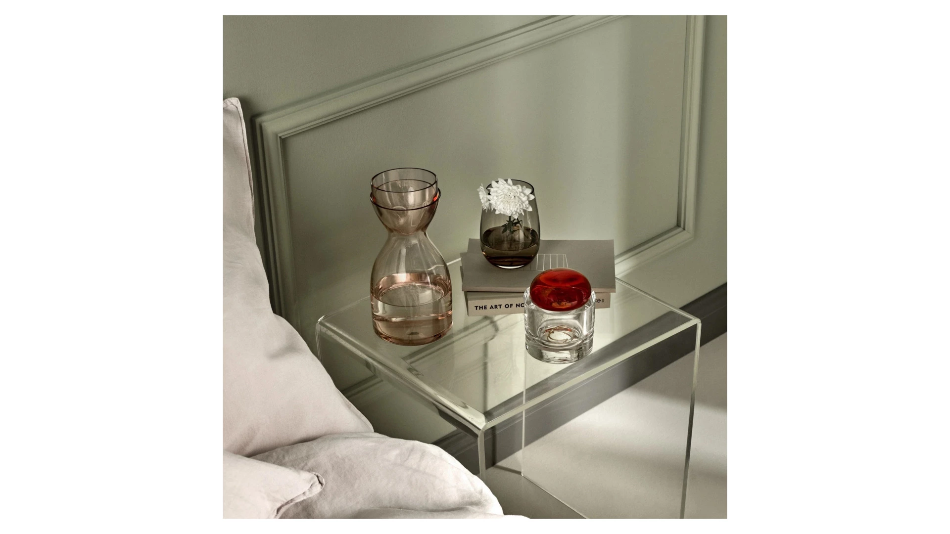 Набор из кувшина и стакана Nude Glass Мистер и Миссис 2 предмета 850 мл, 250 мл, стекло хрустальное